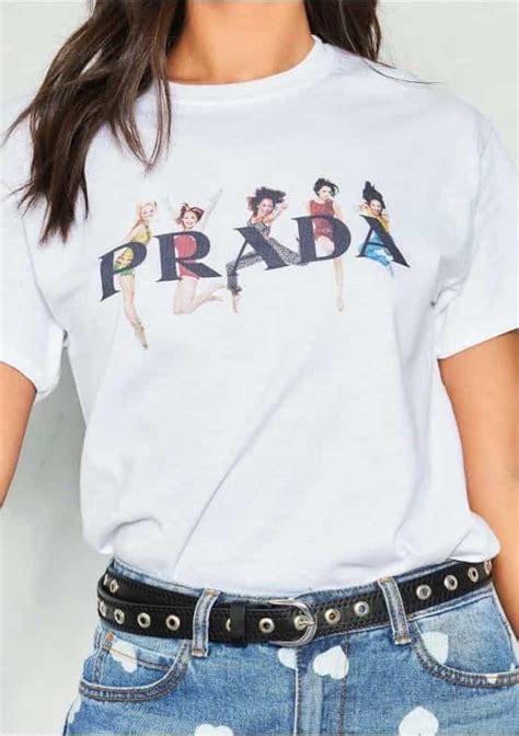 prada spice girl t shirt|prada t shirt.